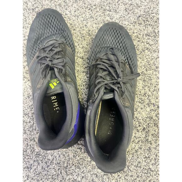 Adidas Solarglide Men’s Running Shoes Sneaker Size 11 Black Green Blue Boost - Picture 4 of 12